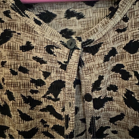 Vintage leopard print button down cardigan - Picture 7 of 7